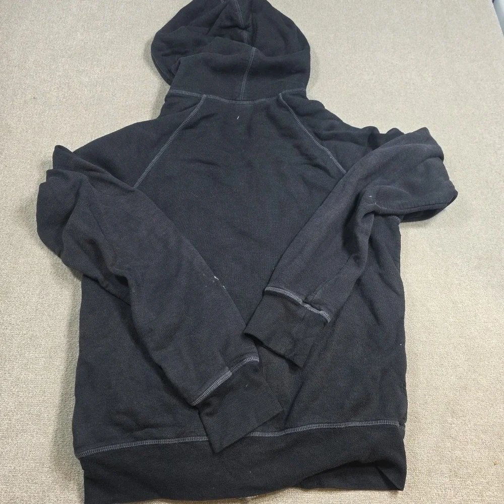 Vintage Tag True Religion Hoodie Sweatshirt‎ Mens Medium Black Zip Up Pockets